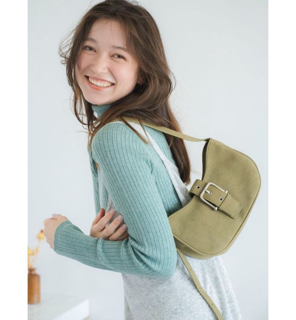 Ungrid「フェイクスウェードハンドバッグ」|ハンドバッグ|