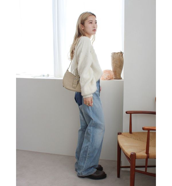 Ungrid「フェイクスウェードハンドバッグ」|ハンドバッグ|