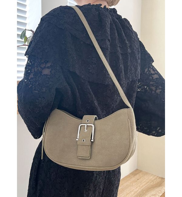 Ungrid「フェイクスウェードハンドバッグ」|ハンドバッグ|