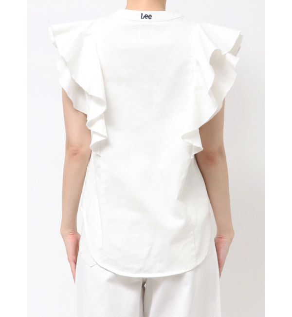 LAGUNAMOON「【Leeコラボ】Vネックフリルタックブラウス」|シャツ・ブラウス|