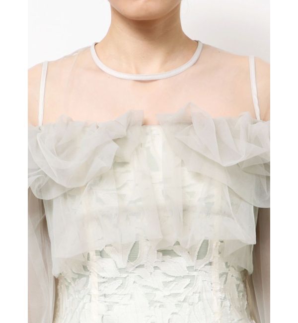 LAGUNAMOON「LADYボリュームチュールジャガードドレス」|ドレス|