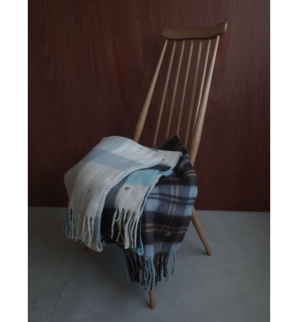 LAGUNAMOON「ワイドチェックストール」|ストール|