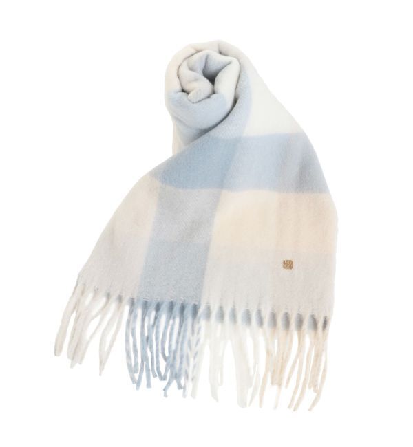 LAGUNAMOON「ワイドチェックストール」|ストール|