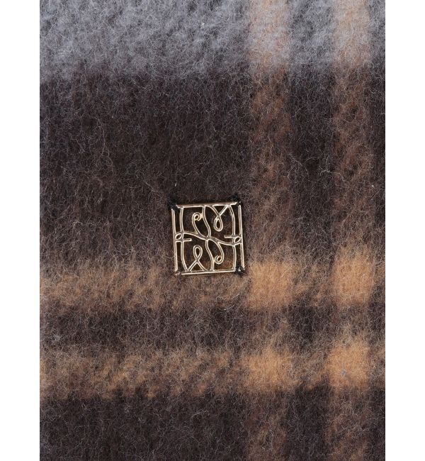 LAGUNAMOON「ワイドチェックストール」|ストール|