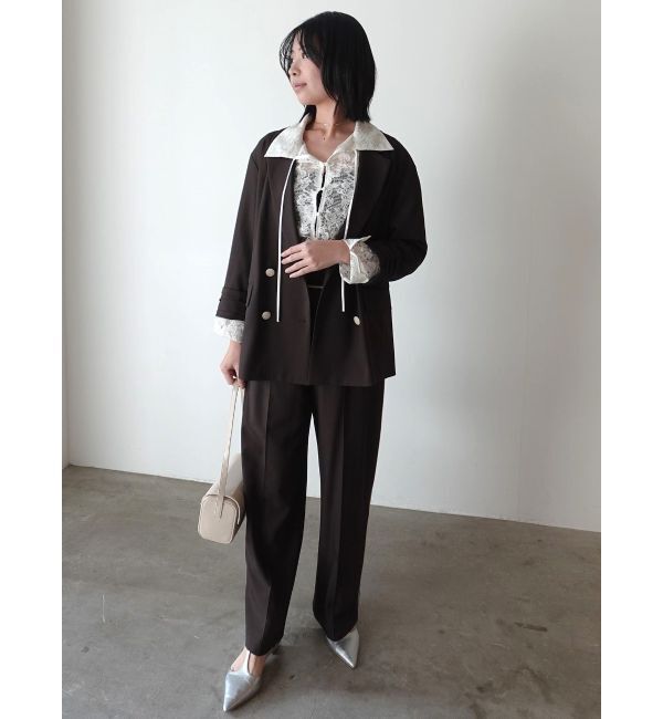 LAGUNAMOON「バイカラーパイピングパンツ」|その他|