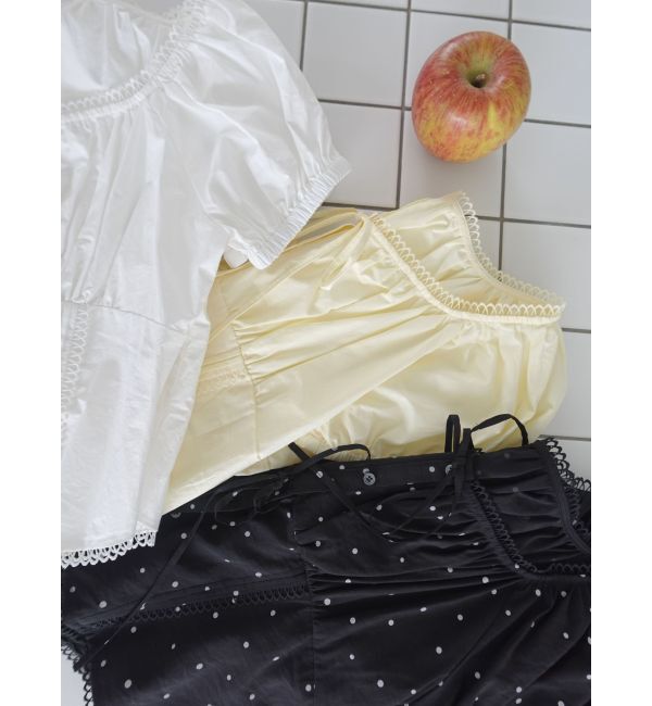 LAGUNAMOON「トリミングレースデザインブラウス」|シャツ・ブラウス|