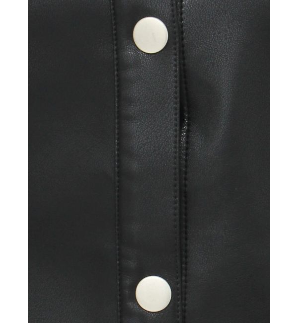 EVRIS「フェイクレザーミニワンピース」|ワンピース|