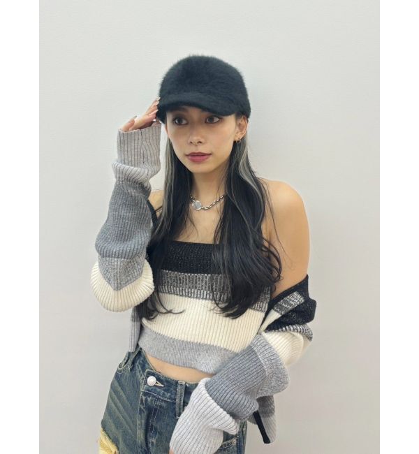 EVRIS「フェイクファーキャップ」|キャップ・キャスケット|