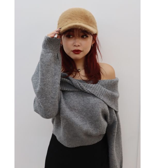 EVRIS「フェイクファーキャップ」|キャップ・キャスケット|