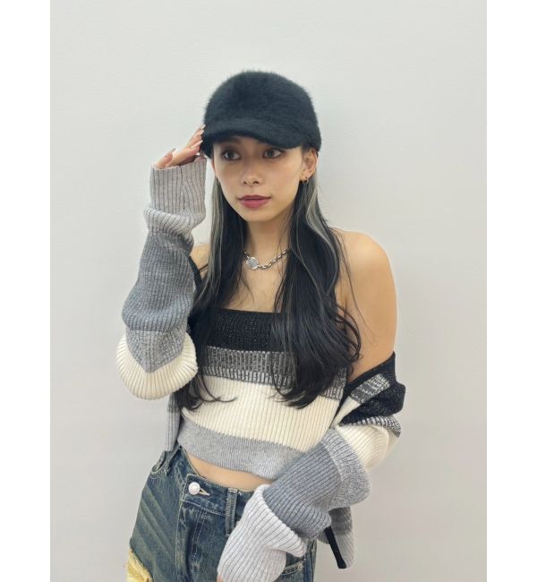 EVRIS「フェイクファーキャップ」|キャップ・キャスケット|