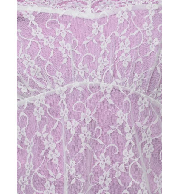 EVRIS「リボンキャミレースチュニック」|キャミソール|