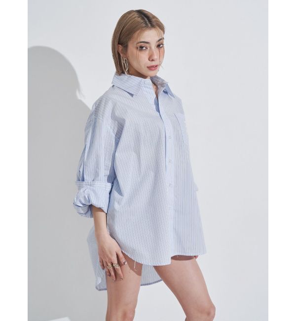 EVRIS「E emblemオーバーサイズシャツ」|シャツ・ブラウス|