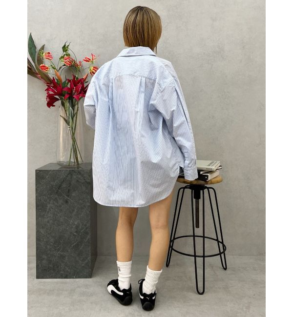 EVRIS「E emblemオーバーサイズシャツ」|シャツ・ブラウス|