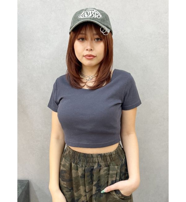 EVRIS「BASICシンプルショートTシャツ」|Tシャツ・カットソー|