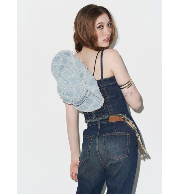 EVRIS「デニムフリンジハット」|ハット|