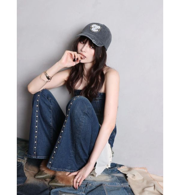 EVRIS「モチーフデニムキャップ」|キャップ・キャスケット|