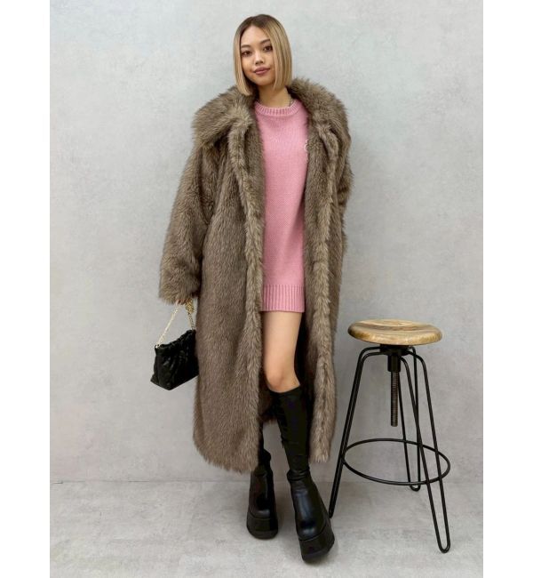 EVRIS「ワンポイントバックオープンニットトップス」|ニット・セーター|