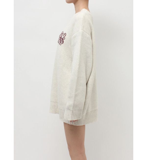 EVRIS「ワンポイントバックオープンニットトップス」|ニット・セーター|