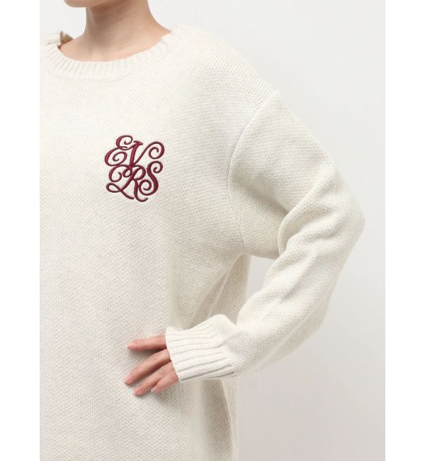 EVRIS「ワンポイントバックオープンニットトップス」|ニット・セーター|