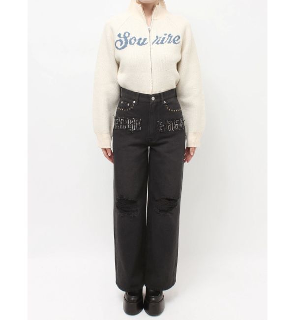 EVRIS「グラフィックワイドパンツ」|その他|