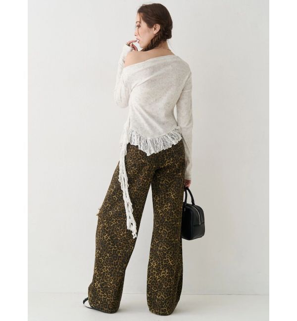 EVRIS「グラフィックワイドパンツ」|その他|