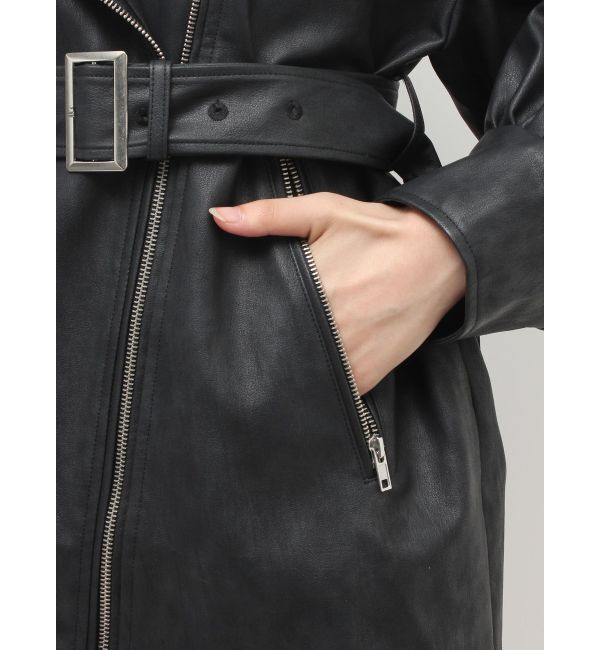 EVRIS「オーバーサイズライダースジャケット」|ライダースジャケット|