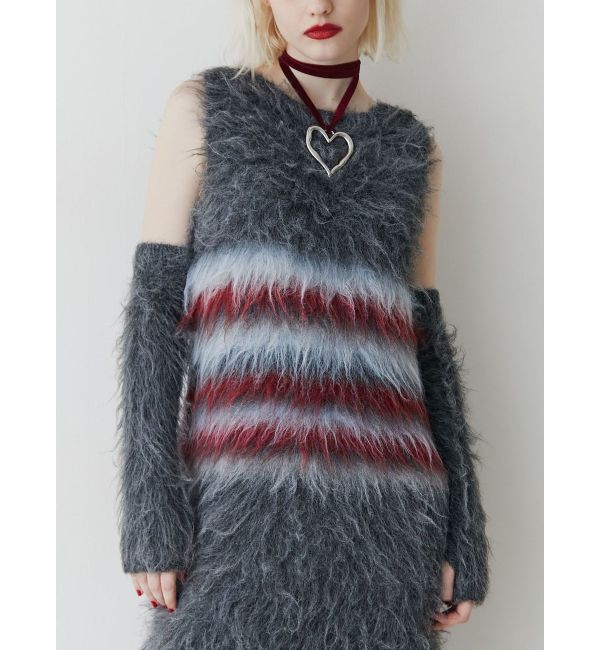 jouetie「シャギーアームウォーマーセットワンピース」|ワンピース|