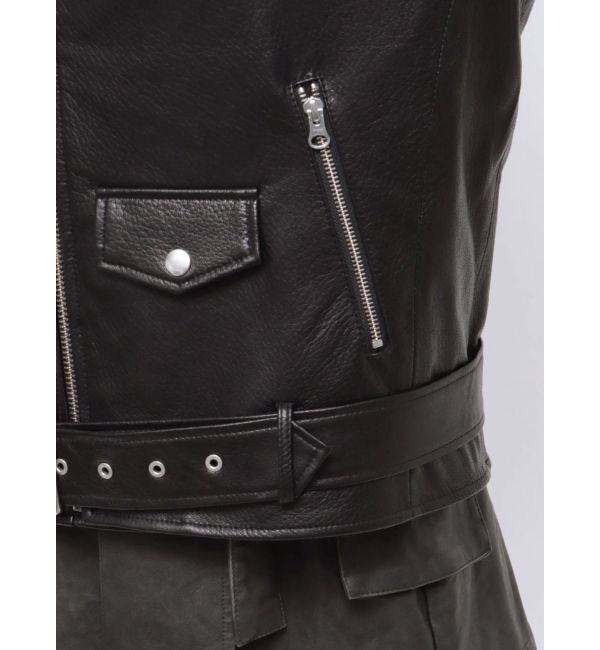 jouetie「【PosTokyo】Real leather riders」|ブルゾン・スタジャン|