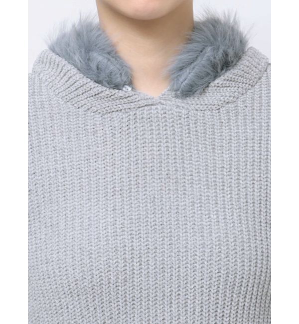 jouetie「ポイントファーモールニットワンピース」|ワンピース|