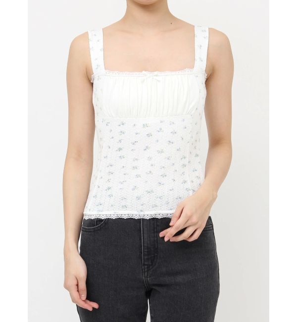 jouetie「ドッキングフリルカットキャミソール」|キャミソール|