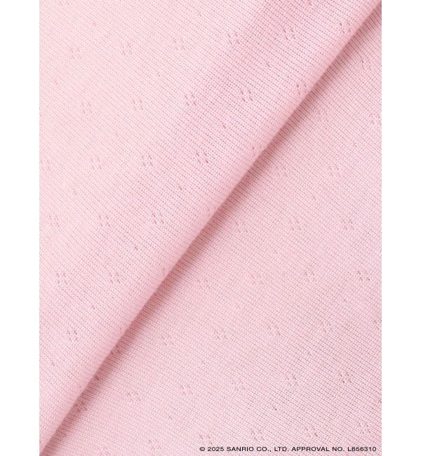 jouetie「【メロクロコラボ】My Melodyフリルチョーカーリボントップス」|Tシャツ・カットソー|