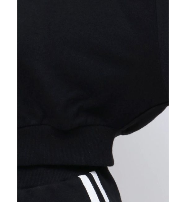 GYDA「クロスポイント2ラインショートスウェットカーディガン【SETUP着用可】」|カーディガン|