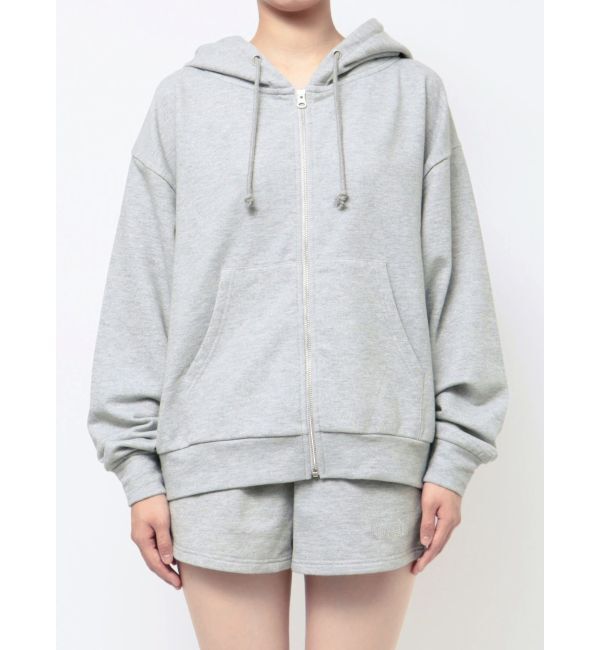 GYDA「BACK GYDAラインストーンラメパーカー」|カーディガン|