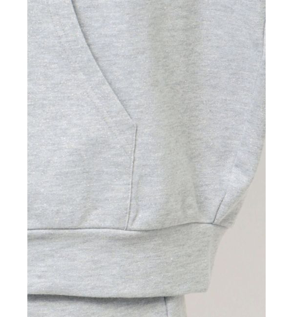 GYDA「BACK GYDAラインストーンラメパーカー」|カーディガン|