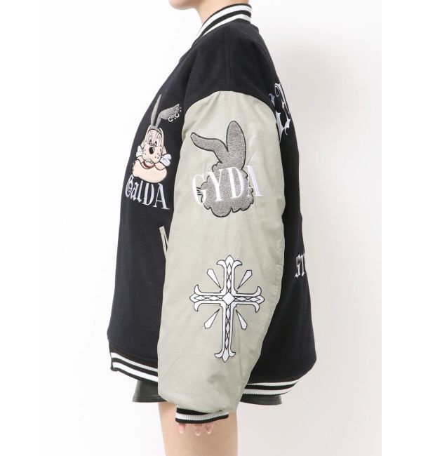 GYDA「GYDA&times;GALFY BIGスタジャン」|ブルゾン・スタジャン|