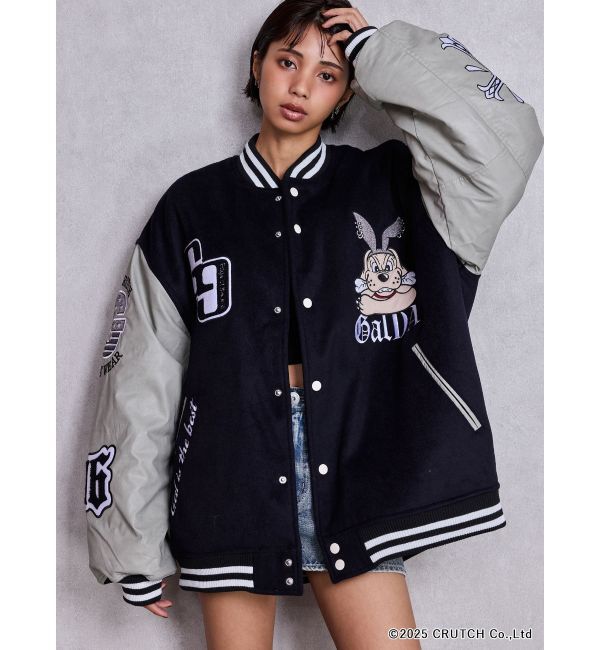 GYDA「GYDA&times;GALFY BIGスタジャン」|ブルゾン・スタジャン|