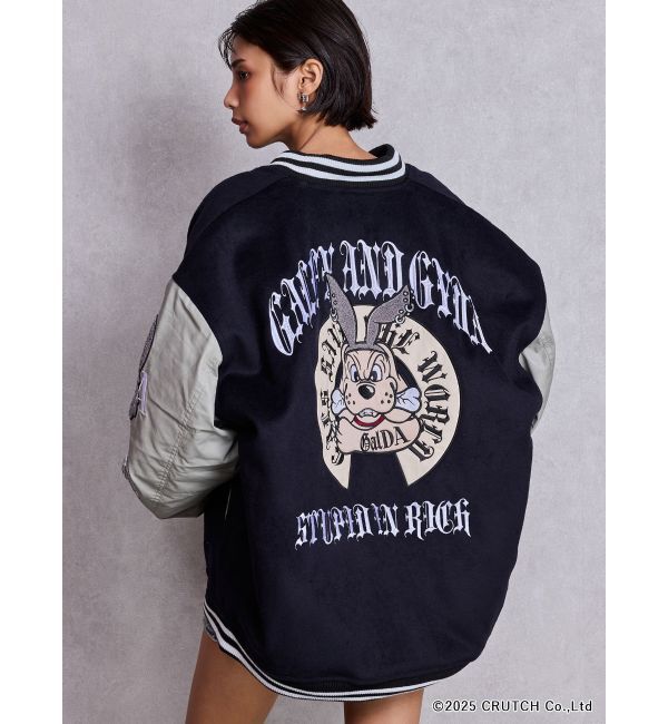 GYDA「GYDA&times;GALFY BIGスタジャン」|ブルゾン・スタジャン|