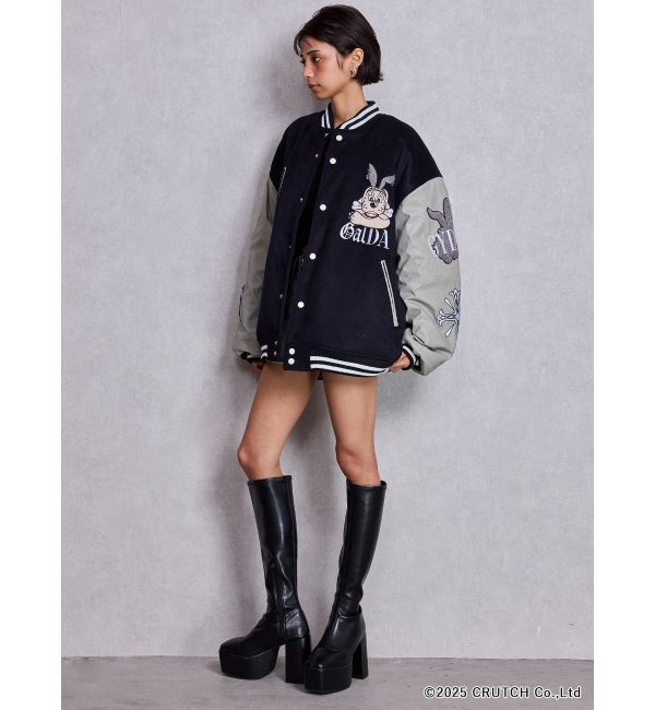 GYDA「GYDA&times;GALFY BIGスタジャン」|ブルゾン・スタジャン|