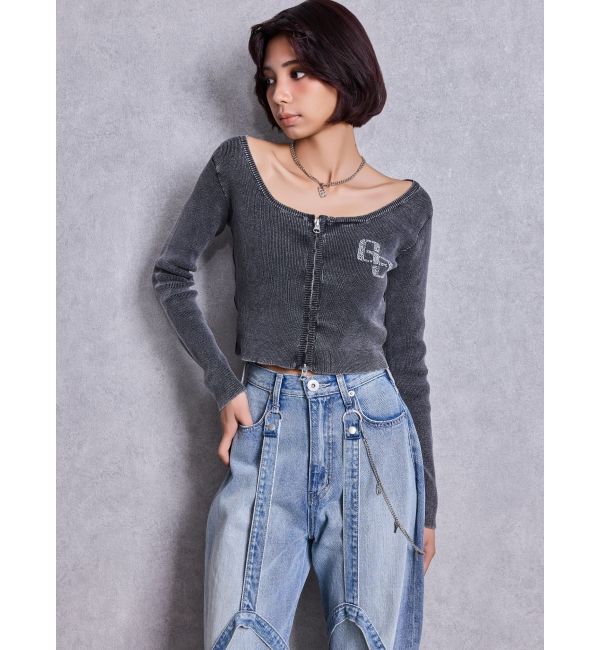 GYDA「JEYSUS Imitation pearl GGネックレス」|ネックレス|