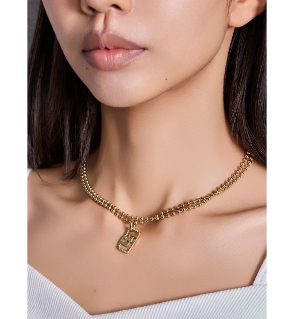 GYDA「JEYSUS Imitation pearl GGネックレス」|ネックレス|