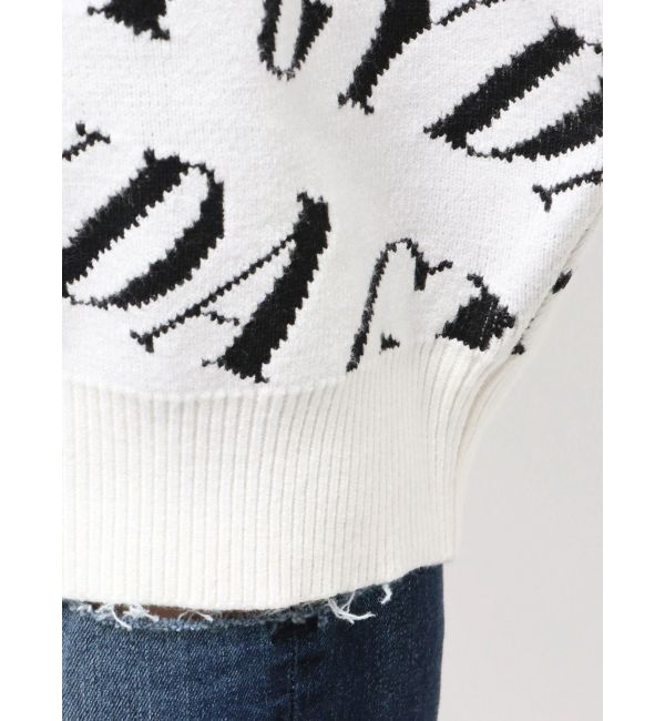 GYDA「GYDA SLANT PATTERNニットトップス」|ニット・セーター|