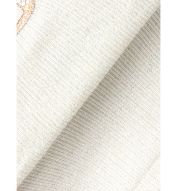 GYDA「GGロゴラインストーンラメテレコトップス」|Tシャツ・カットソー|