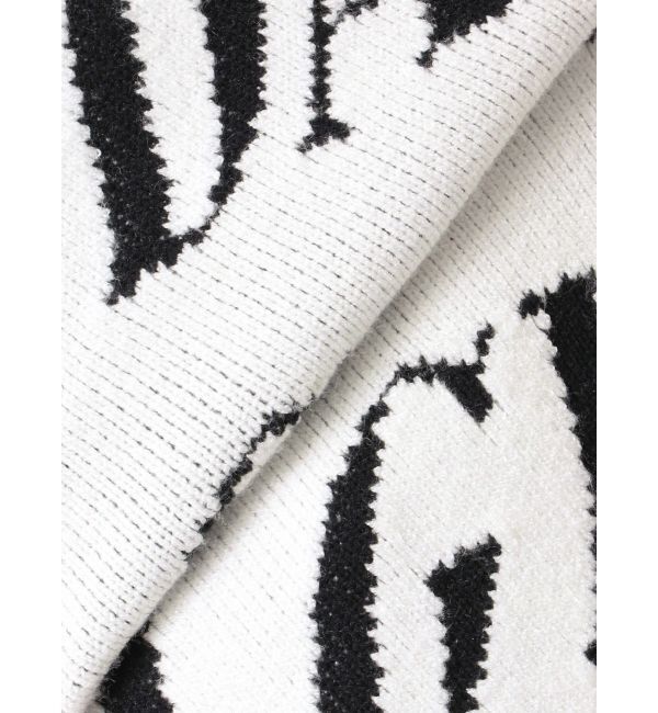 GYDA「GYDA SLANT PATTERNニットカーディガン」|カーディガン|