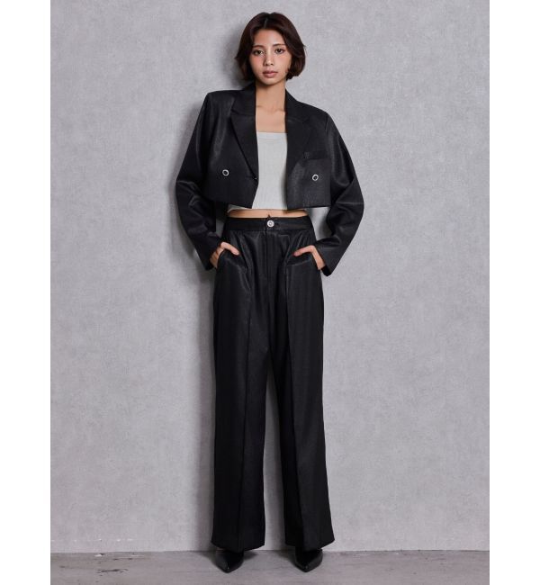 GYDA「chainストラップラメテレコビスチェ」|キャミソール|