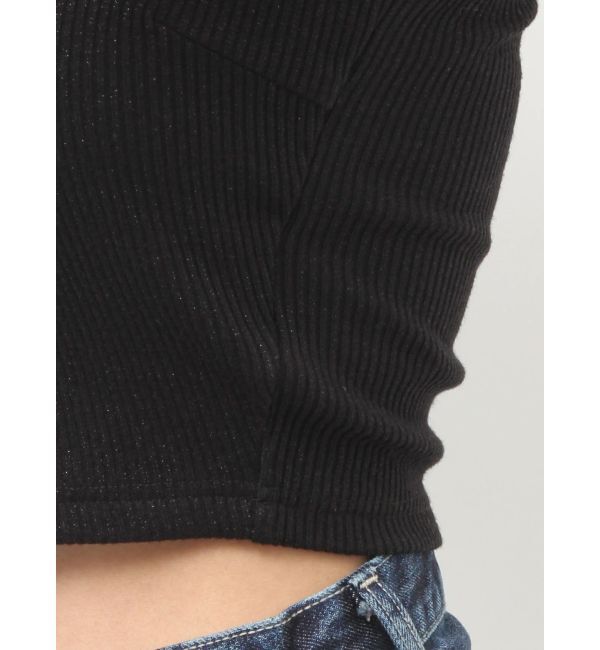 GYDA「chainストラップラメテレコビスチェ」|キャミソール|