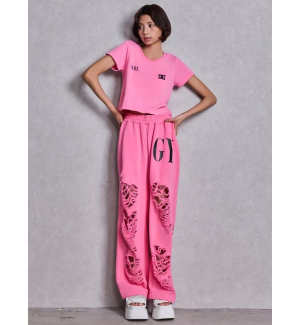 GYDA「GYDA&times;DC SPARKLE LOGOショートTシャツ」|Tシャツ・カットソー|