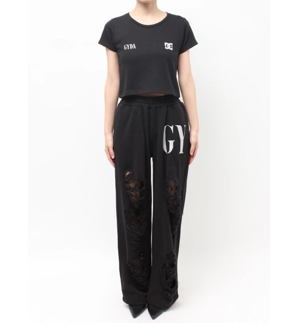 GYDA「GYDA&times;DC SPARKLE LOGOショートTシャツ」|Tシャツ・カットソー|