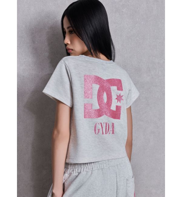 GYDA「GYDA&times;DC SPARKLE LOGOショートTシャツ」|Tシャツ・カットソー|グレー