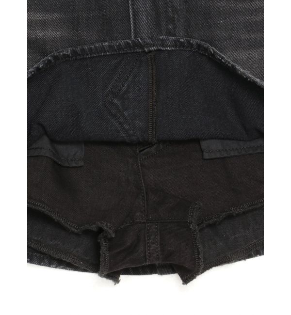 GYDA「【TINY】レッグウォーマー付きミニスカートライクショートパンツ」|スカート|