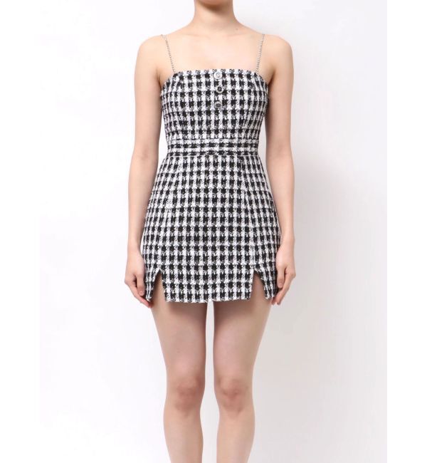 GYDA「Symmetry GYDAラメツイードワンピース」|ワンピース|